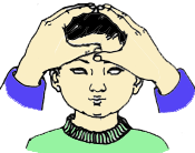 小儿发烧推拿手法图解